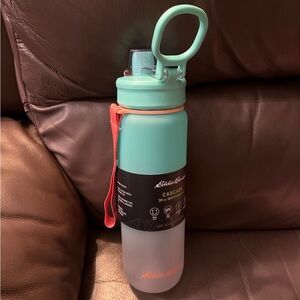 Eddie Bauer Cascade Water Bottle - Mint and Coral